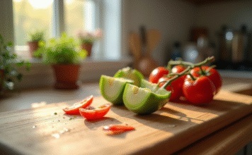 Durée de vie des bactéries sur une planche à découper en bois : combien de temps ?