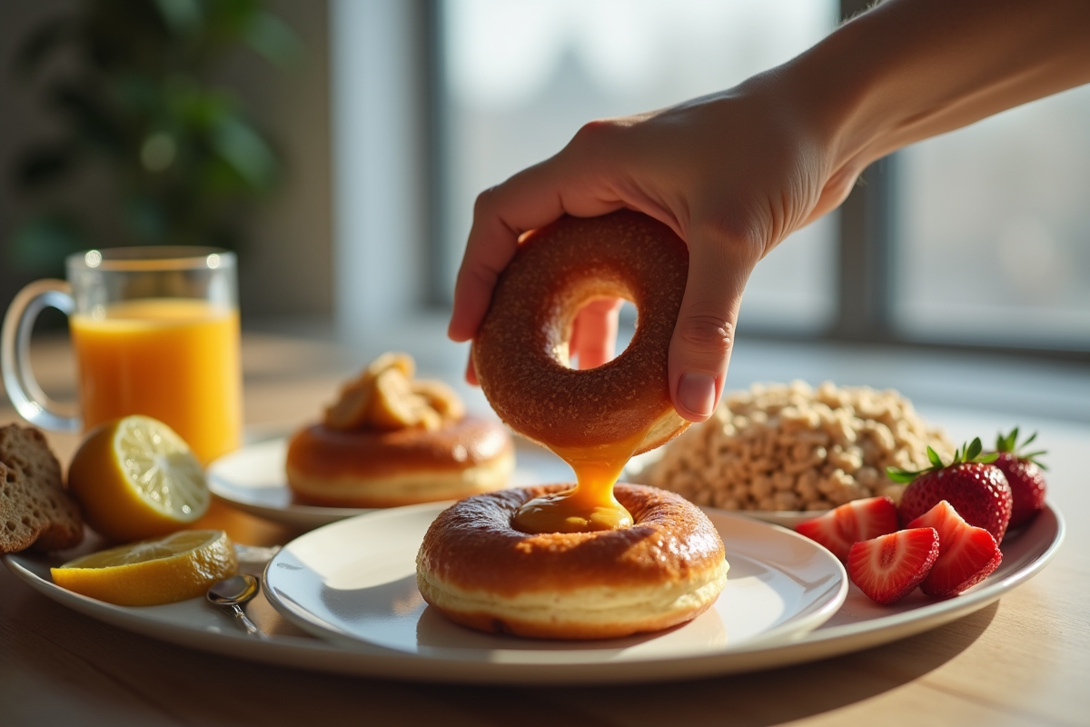 petit-déjeuner malsain