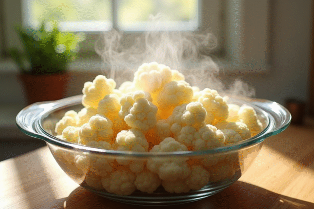Comment réussir la cuisson du chou-fleur à la vapeur - Easy Cooking